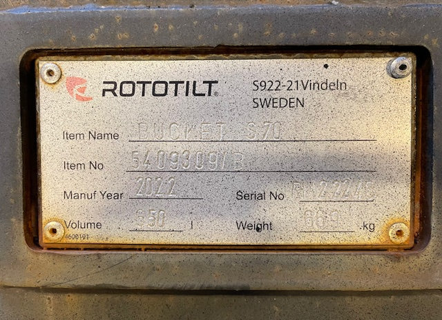 Kabelskuffe 650 L – S70 HD (18–24 tonn)