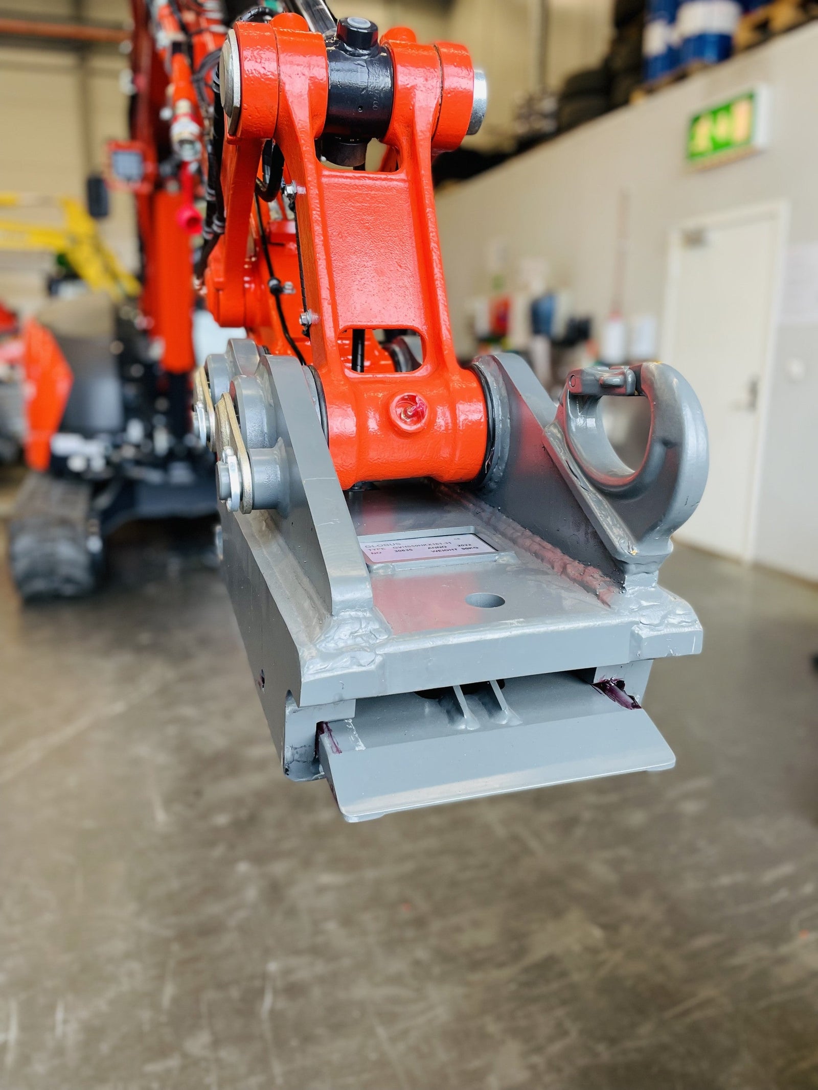 HK-feste til minigraver eller gravemaskin