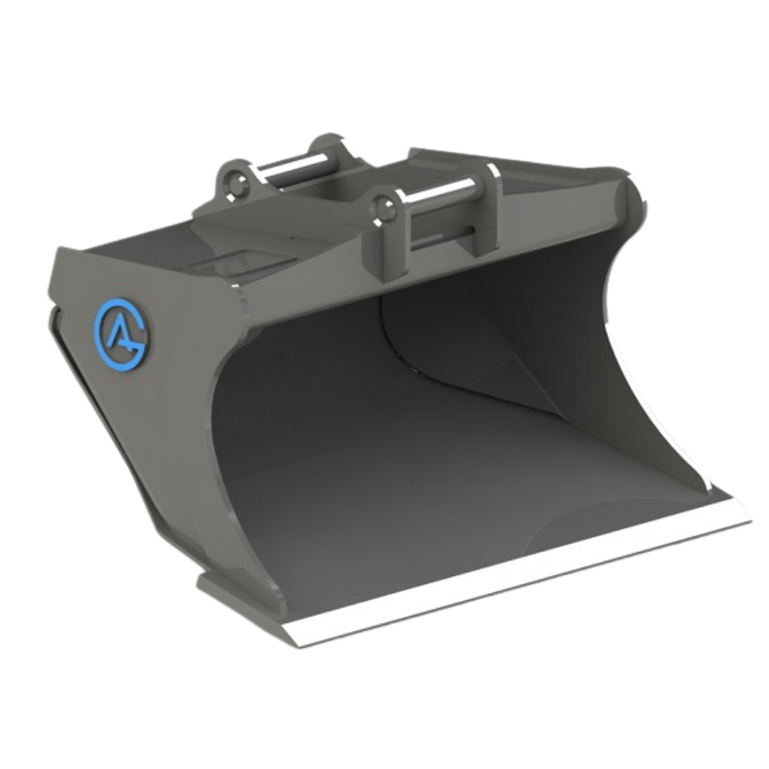 Fast pusseskuffe S45, 1400mm, 380L